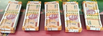 சாலையில் வீசப்பட்ட ரூ. 4.45 லட்சம் கள்ள ரூபாய் நோட்டுகள்