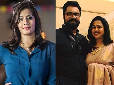 ''ராதிகாவை ஏன் அம்மானு கூப்டணும்?  அவங்க என் அப்பாவின் இரண்டாவது மனைவி'' - நடிகை வரலட்சுமி அதிரடி