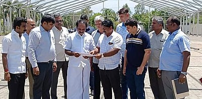 செஸ் ஒலிம்பியாட்: மாமல்லபுரத்தில் 52,000 சதுர அடியில் நவீன அரங்கம்: அமைச்சா் சிவ.வீ.மெய்யநாதன் தகவல்