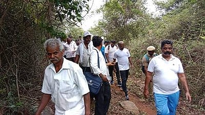 75 லட்சமாவது நோயாளிக்கு மருந்து பெட்டகம்: அமைச்சர் நடந்து கெடமலைப் பயணம்