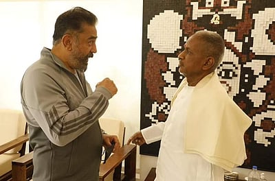 'உங்கள் ஆசி எனக்கு உண்டு' - 'விக்ரம்' குறித்து இளையராஜாவின் பாராட்டுக்கு கமல் நெகிழ்ச்சி