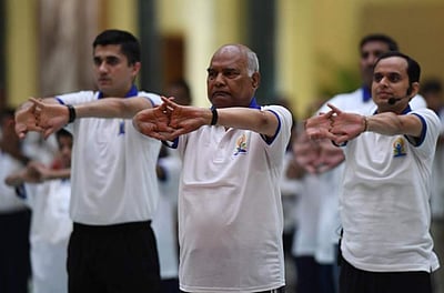 சர்வதேச யோகா தின கொண்டாட்டம்