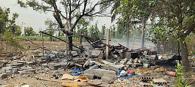 கடலூா்  அருகே பட்டாசு ஆலை வெடி விபத்து: பலி எண்ணிக்கை 4 ஆக உயர்வு