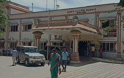 இருசக்கர வாகனத்தில் பாம்பு: திருவிடைமருதூர் வட்டாட்சியர் அலுவலகத்தில் பரபரப்பு (விடியோ)