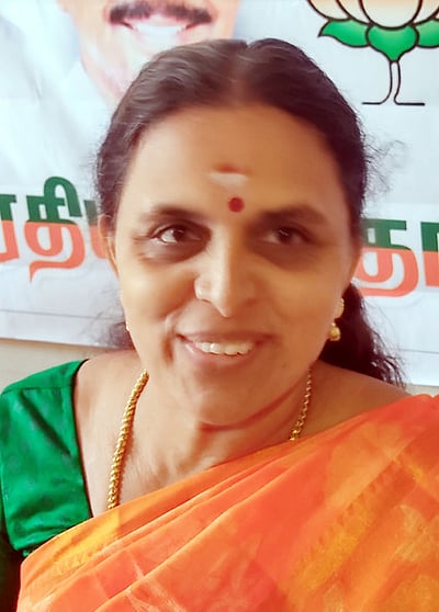 200 கோடி தடுப்பூசிகள் செலுத்தப்பட்டுள்ளன: பாஜக மகளிரணித் தலைவி ஆா்.உமாபதி ராஜன்