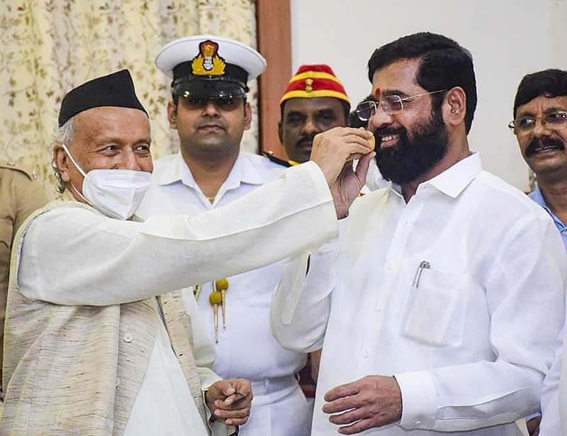 ஆளுநருடன் சந்திப்பு; முதல்வராக இன்றிரவு ஏக்நாத் ஷிண்டே பதவியேற்பு