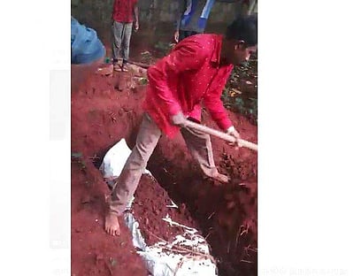 இறந்தவரின் உடலை தோண்டி எடுத்து வேறு இடத்தில் அடக்கம்: குமரியில் பரபரப்பு! (விடியோ)