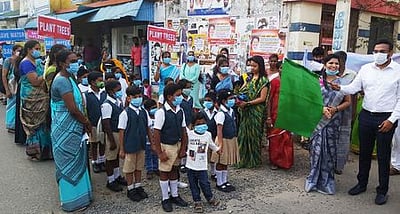 சுற்றுச்சூழல் தின விழிப்புணா்வு பேரணி