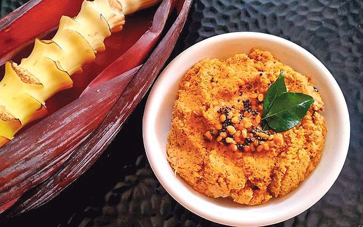 வாழைப்பூ துவையல்