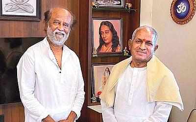 இளையராஜா ஸ்டூடியோவில் ரஜினி