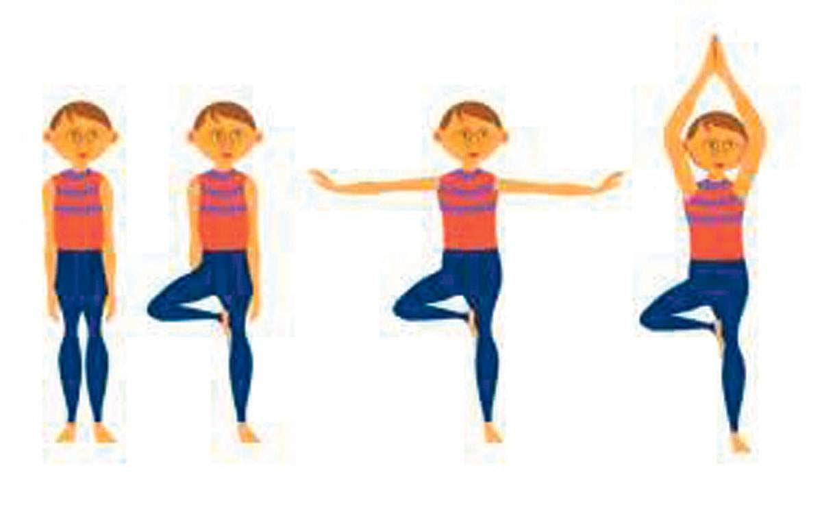 மன அழுத்தத்தை போக்கும்  யோகா விருட்சஸனம்