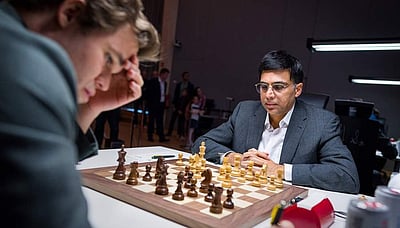 நார்வே செஸ்: கார்ல்சனை மீண்டும் தோற்கடித்த விஸ்வநாதன் ஆனந்த்