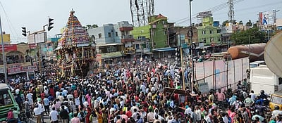 பாடலாத்ரி நரஸிம்ம ஸ்வாமி கோயிலில் வைகாசி பிரம்மோற்சவ தேரோட்டம்