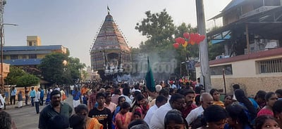 திருநள்ளாற்றில் பிரம்மோற்சவ தேரோட்டம் 