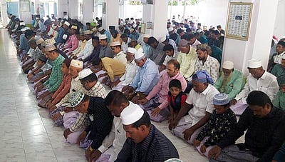 நாகூர் ஆண்டவர் தர்காவில் பக்ரீத் சிறப்புத் தொழுகை! 