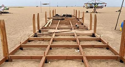 மாற்றுத்திறனாளிகளுக்கு மெரினாவில் பிரத்யேக நடைபாதை: பணிகள் தீவிரம்