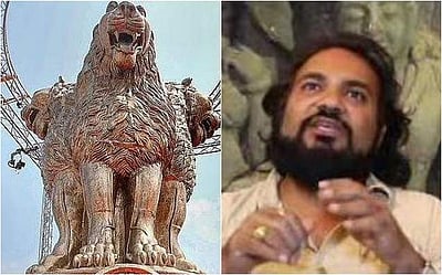 தேசிய சின்னம் சர்ச்சை: புகைப்படம்தான் காரணம்! சிலை அல்ல -சிற்பி விளக்கம்