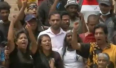 ரணில் விக்கிரமசிங்கவுக்கு எதிராக கொழும்பில் போராட்டம்