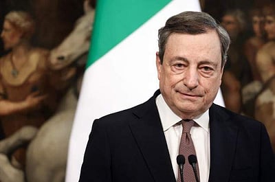 இத்தாலி பிரதமர் மரியோ டிராகி ராஜிநாமா