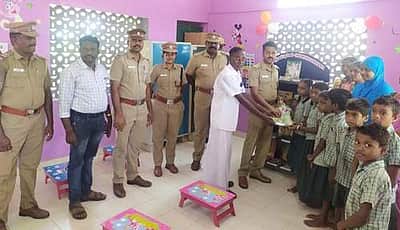 கீழையூர் அருகே காவல் துறையினர் சார்பில் சீரமைக்கப்பட்ட படிப்பகம் திறப்பு விழா