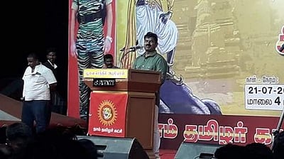 வெம்பாக்கம் அருகே சீமான் பங்கேற்ற நிகழ்ச்சியில் சலசலப்பு 