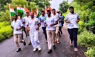 சுதந்திர தின விழா: தேச ஒற்றுமை ஓட்டம்