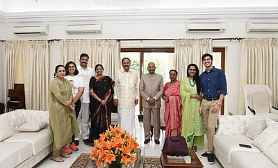 குடியரசுத் தலைவர் ராம்நாத் கோவிந்துக்கு விருந்தளித்த குடியரசுத் துணைத் தலைவர்