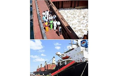 தூத்துக்குடியிலிருந்து இலங்கைக்கு ரூ. 74 கோடி உணவுப் பொருள்கள் அனுப்பி வைப்பு