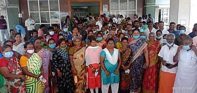 பல்லடம் அருகே ஓடையில் மின் மயானம் அமைக்க பொதுமக்கள் எதிர்ப்பு