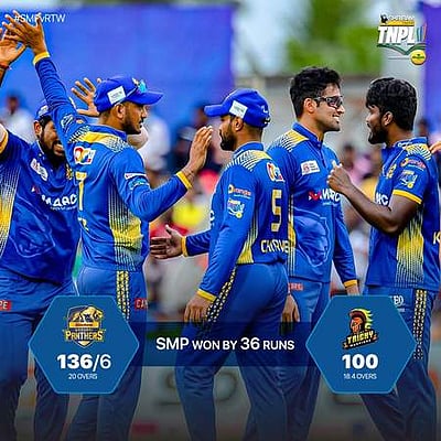 டிஎன்பிஎல்: திருச்சியை வென்றது மதுரை