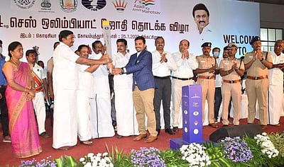 தமிழகம் வந்தது செஸ் ஒலிம்பியாட் ஜோதி