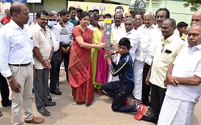 ஒலிம்பியாட் ஜோதிக்கு வரவேற்பு