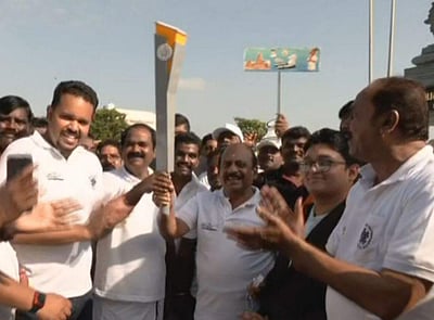 மாமல்லபுரம் வந்தடைந்தது செஸ் ஒலிம்பியாட் ஜோதி