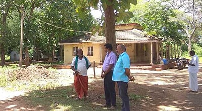 கூடலூரில் நெல் கொள்முதல் நிலையம் அமைக்க மண்டல மேலாளா் ஆய்வு