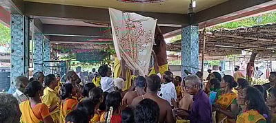 கருங்குளம் ஸ்ரீசக்திமாரியம்மன் கோயிலில் பொங்கல் விழா கொடியேற்றம்