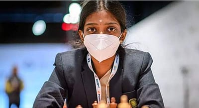 செஸ் ஒலிம்பியாட்: தமிழக வீராங்கனை வைஷாலி வெற்றி