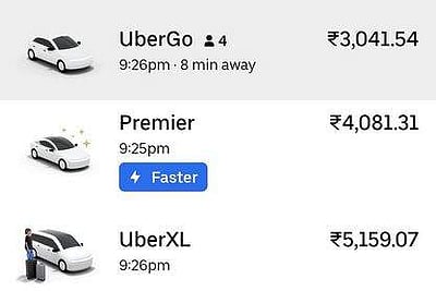 ‘விமானத்தைவிட கார் கட்டணம் அதிகம்’: புலம்பும் மும்பைவாசி!