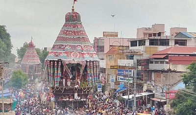 சிதம்பரம் ஸ்ரீநடராஜர் கோயில் தேரோட்டம்! நாளை ஆனித் திருமஞ்சன தரிசனம்