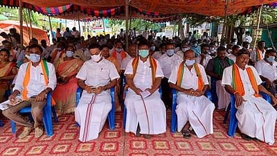 தருமபுரியில் பாஜகவினர் உண்ணாவிரதம்