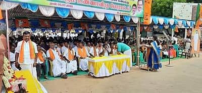 மன்னார்குடி: திமுக அரசை கண்டித்து பாஜகவினர் உண்ணாவிரதம் 