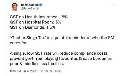 பிரதமர் யார் மீது அக்கறை காட்டுகிறார்? - ஜிஎஸ்டியை கடுமையாக விமரிசித்த ராகுல்!