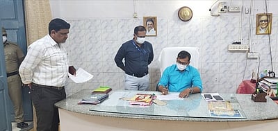 திருப்பத்தூா் வட்டாட்சியா் அலுவலகத்தில் ஆட்சியா் ஆய்வு