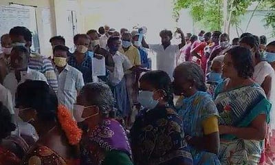 சேலத்தில் ஊரக உள்ளாட்சி இடைத்தேர்தல்: ஆர்வமுடன் வாக்களிக்கும் மக்கள்!