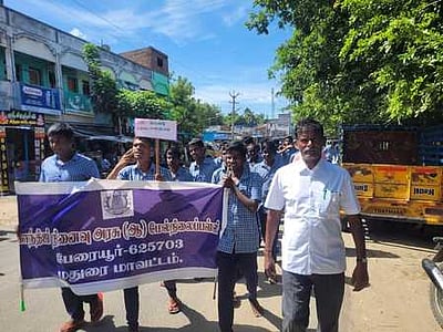 பேரையூரில் போதை பொருள்கள் ஒழிப்பு விழிப்புணா்வு பேரணி