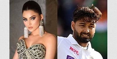 சமூகவலைத்தளங்களில் தி லெஜண்ட் நடிகை - ரிஷப் பந்த் மோதல்!