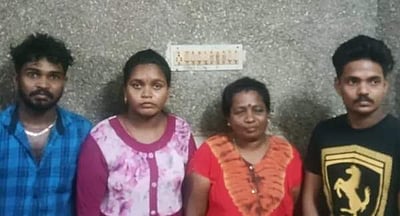 இலங்கையிலிருந்து படகு மூலம் மேலும் 4 அகதிகள் ராமேசுவரம் வருகை