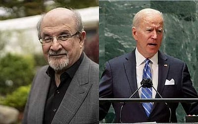 எழுத்தாளர் சல்மான் ருஷ்டி மீதான தாக்குதலால் அதிர்ச்சி அடைந்தேன்: அதிபர் ஜோ பைடன் 