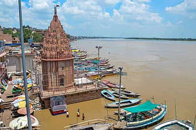 கங்கையில் வெள்ளபெருக்கு - புகைப்படங்கள்