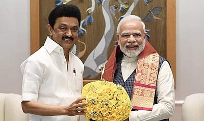 பிரதமர் மோடியுடன் முதல்வர் மு.க.ஸ்டாலின் சந்திப்பு