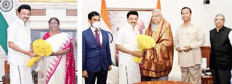 குடியரசுத் தலைவரை சந்தித்து முதல்வர் ஸ்டாலின் வாழ்த்து